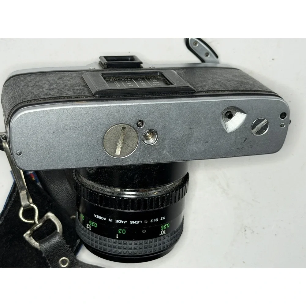 Minolta XG-7‎ 35mm Film Camera w/ Albinar ADG 28mm f/2.8 Lens Vintage